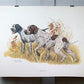Art & Collectibles > Prints > Lithographs - Ernest Hart, English Pointer, Signed Dog Print, 28x22, Wade Collection, Plate...