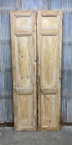 Home & Living > Home Improvement > Doors & Locks > Doors - Antique French Double Doors (39.75x97.5) European Doors, Flat P...