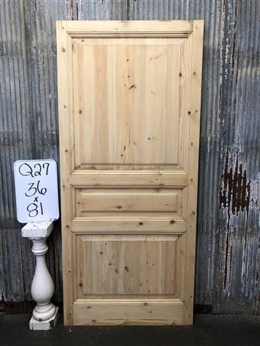Home & Living > Home Improvement > Doors & Locks > Doors - French Single Door (36x81) Pine Interior Door, European Rustic...