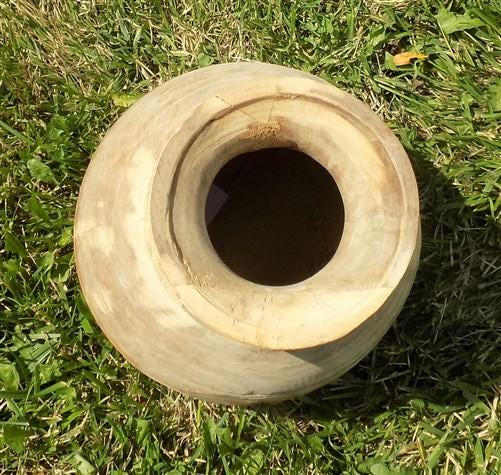 Home & Living > Home Decor > Home Accents > Vases - Water Jug, Wood Pot, Wood Vase, Rustic Planter, Modern Farmhouse, Euro...