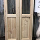 Arched French Double Doors (24x96) 3 Pane Glass European Styled Doors O14