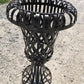 Home & Living > Outdoor & Gardening > Plant Stands - 34" Metal Strap Urn Planter Flower Pot, Decorative Garden Patio Yard...