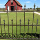 Home & Living > Outdoor & Gardening > Garden Decoration > Yard Art - Wrought Iron Vintage Fence Panel (95x36.5) Architectu...