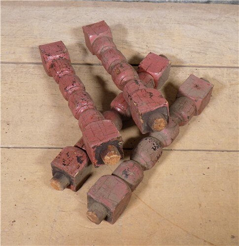 Craft Supplies & Tools > Raw Materials > Wood - Wood Spindles, Architectural Salvage Fretwork Furniture House Trim Vintage...