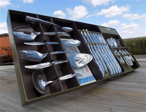 Home & Living > Kitchen & Dining > Dining & Serving > Flatware & Silverware - Rogers & Bro, Stainless Silverware, Set 61 P...