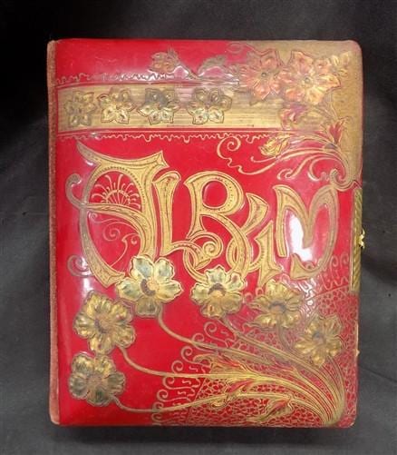 Books, Movies & Music > Books > Art & Photography Books - 1800s Album Musicbox Family Photography Black White Sepia Photos...