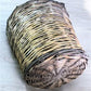 Home & Living > Storage & Organization > Baskets - Round Wicker Basket, Vintage German Woven Rattan Basket, Storage Organi...