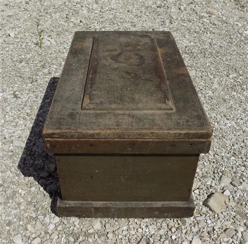Home & Living > Storage & Organization > Boxes & Bins - Wooden Immigrant Trunk, Carpenters Tool Chest, Crate Box Vintage Q...