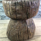 Rustic Wood Planter, Wood Stump, Round Wooden Flower Pot, Natural Wood Decor, J