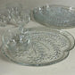 Home & Living > Kitchen & Dining > Dining & Serving - 1950s Homestead Retro Snack Set, 4 Plates 4 Cups Federal Glass, Orig...