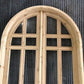 Home & Living > Home Improvement > Doors & Locks > Doors - Arched French Double Door (48x96) 14 Pane Glass Door European S...