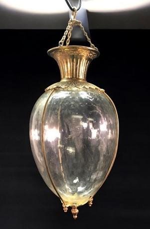 Art & Collectibles > Collectibles > Collectible Glass - Antique Apothecary Show Globe, Hanging Pharmacy Globe, Etched Dot...