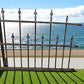 Home & Living > Outdoor & Gardening > Garden Decoration > Yard Art - Wrought Iron Vintage Fence Panel (95x40.5) Architectu...