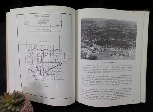 Books, Movies & Music > Books > History Books - 1955 Henry County Illinois Midwest History, Plat Maps, Aerial Homestead Ph...