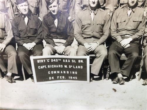 Art & Collectibles > Collectibles > Memorabilia > Militaria - 1945 WW2 Military Photo Artillery, Yardlong Picture, Maine N...