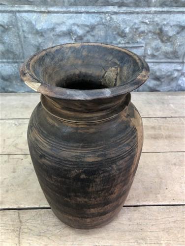 Home & Living > Home Decor > Home Accents > Vases - Wood Pot, Round Water Jug, Planter Urn, Flower Frog Display, Farmhouse...