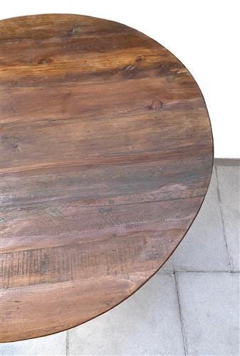 Home & Living > Furniture > Dining Room Furniture > Kitchen & Dining Tables - Rustic Round Table, Vintage Dining Room Tabl...