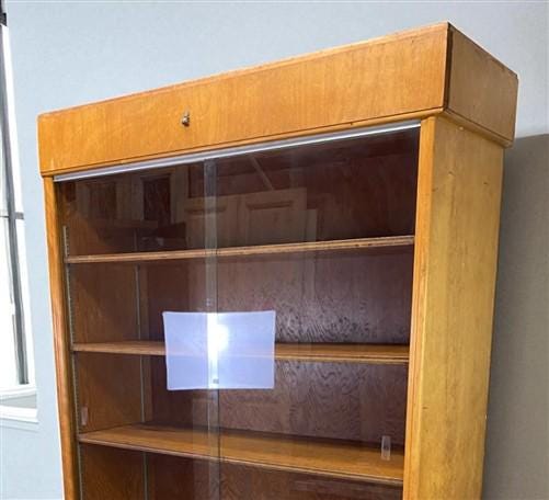 Home & Living > Furniture > Dining Room Furniture > Buffets & China Cabinets - 2 Sliding Door Display Cabinet, Vintage Dis...