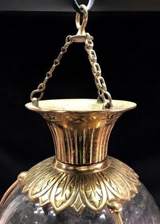 Art & Collectibles > Collectibles > Collectible Glass - Antique Apothecary Show Globe, Hanging Pharmacy Globe, Etched Dot...