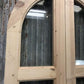 Arched French Double Doors (24x80) 3 Pane Glass European Styled Doors O16