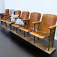 6 Vintage Wood Folding Theater Seats, Auditorium Seats, Entryway Bench, E3