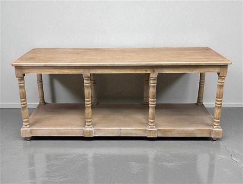 7' Kitchen Island, Store Counter, Display Table, Natural Harvest Table, Buffet C