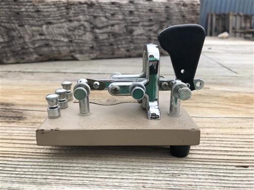 Telegraph Key, Morse Code, Vibrokeyer, Ham Radio, Iambic Paddles, Vibroplex, D