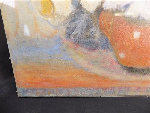 Wall Art - 1920s Sweet Laura Lee Depression Era Folk Art Paint Canvas Plexi, Original J by The Old Grainery