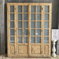 Antique French Double Doors (71x88) Frosted Glass European SideLite Jamb C8