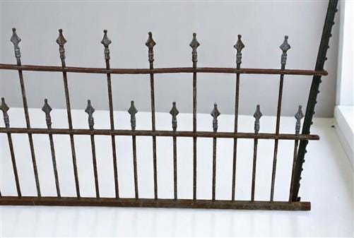 Wrought Iron Vintage Fence Panel (97x40.5) Architectural Salvage, Garden Art A20
