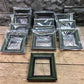 Home & Living > Home Decor > Picture Frames & Displays > Picture Frames - 12 Green Wood 4.5x3.5 Picture Photo Frames with...