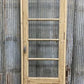 Antique French Single Door (27x92.5) Glass Pane Door with Jamb, Encased Door T23