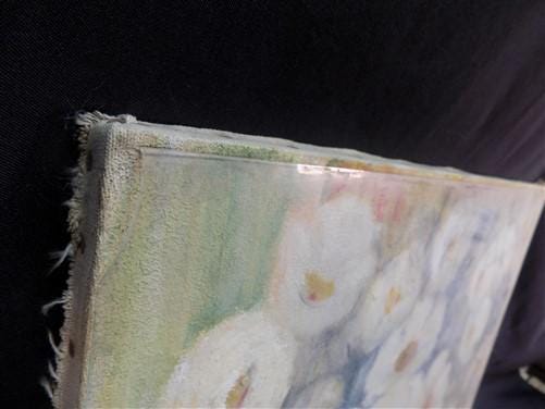 Wall Art - 1920s Sweet Laura Lee Depression Era Folk Art Paint Canvas Plexi, Original J by The Old Grainery