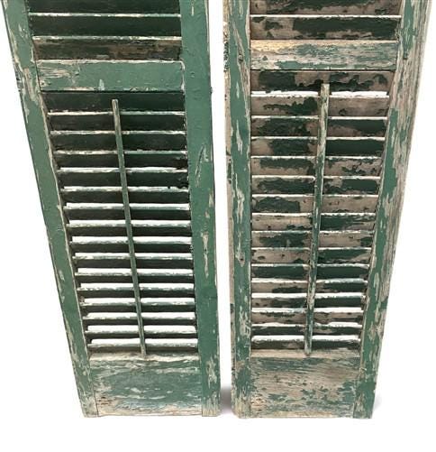 Home & Living > Home Improvement > Moldings & Trim - Antique Farmhouse Shutters, Wood Door Window Shutter, Architectural S...