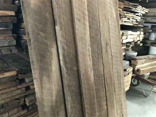 Reclaimed 2 By Oak Barn Wood Boards, Rustic Solid Oak Lumber Planks Custom Order