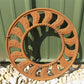 Home & Living > Home Decor > Wall Decor > Wall Hangings - Cast Iron Round Stove Pipe Collar, Chimney Flue Cover, Ornate Gr...