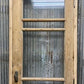 Antique French Single Door (25.5x80) Glass Pane Door with Jamb, Encased Door T52