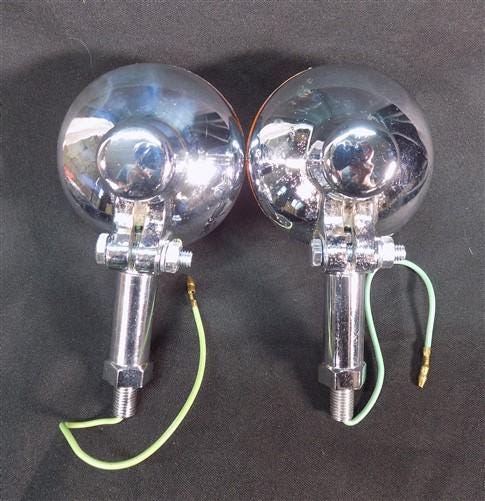 Parts - Honda Genuine Parts 2 Piece NOS Winker Assy Chrome Lights, Motorcycle Lights by The Old Grainery