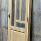 Antique French Single Door (27.25x82) Glass Pane Door with Jamb, Encased Door T6