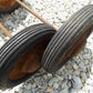 4 Vintage Metal Baby Buggy Wheels Pedal Car Garden Cart Pumpkin Wagon A49