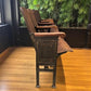 Home & Living > Furniture - 4 Vintage Wood Folding Theater Seats, Auditorium Seats, Entryway Bench, E13 by The Old Grainery