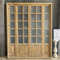 Antique French Double Doors (71x88) Frosted Glass European SideLite Jamb C9