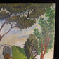 Art & Collectibles > Painting > Oil - 1975 EB American Folk Art Painting on Canvas, Covered Wagon Cattle Original Art by T...