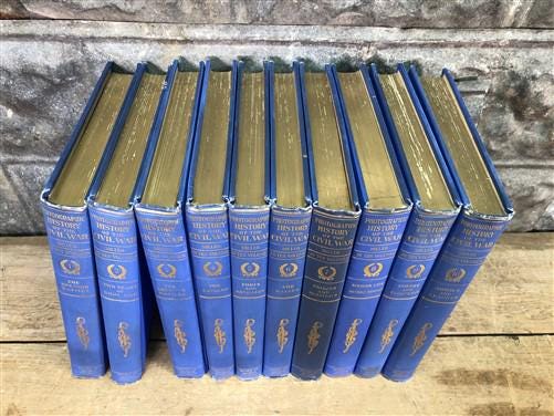 Books, Movies & Music > Books > History Books - 1912 Photographic History of The Civil War, Semi Centennial 10 Volume Set...