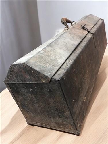 Metal Mechanic Carpenter Tool Box Chest Trunk Tray Vintage Tackle Fish – The Old Grainery