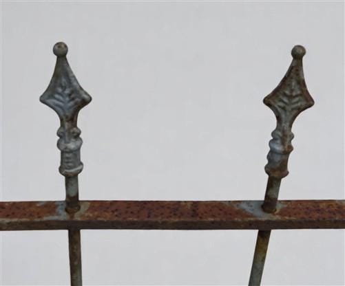 Wrought Iron Vintage Fence Panel (97x40.5) Architectural Salvage, Garden Art A20