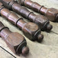 Craft Supplies & Tools > Raw Materials > Wood - 4 Wood Spindles Architectural Salvage Fretwork Furniture House Trim Vintag...