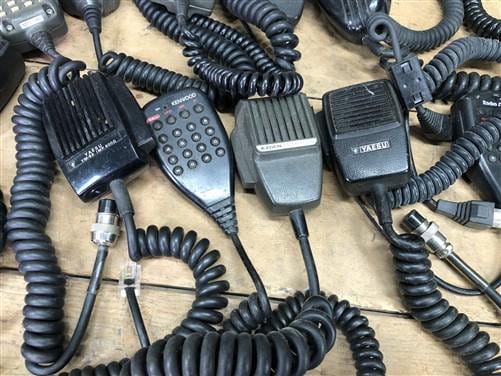 Lot Microphones, Azden, Yaesu, Turner 350, Kenwood, Ham Radio, CB Radio, Regency