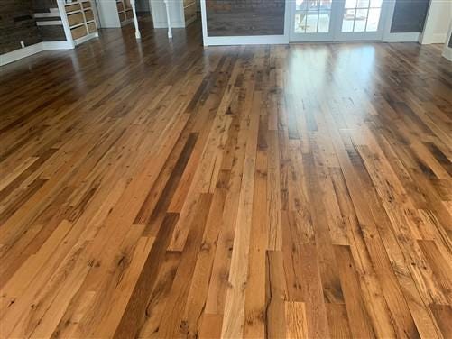 Home & Living > Home Improvement > Flooring - Smooth Top Reclaimed, Wood Flooring, Hardwood Floor Tongue Groove by The Old...