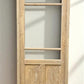 Antique French Single Door (31.5x84) Glass Pane Door with Jamb, Encased Door T33